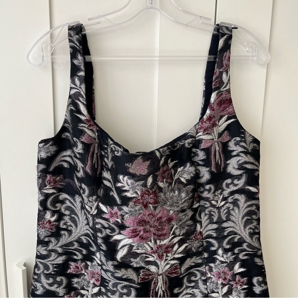 Marchesa Notte Jeweled Damask Cocktail Dress size 12 - Picture 5 of 16